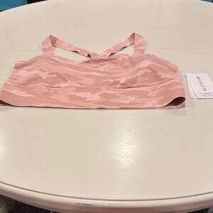 Athleta Warrior Longline Printed Bra D-DD+